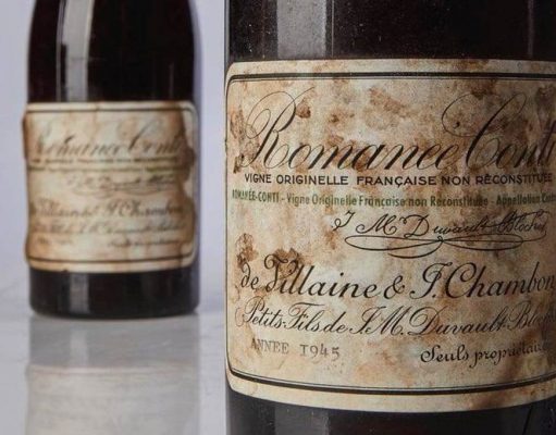 Több mint félmillió dollárért kelt el egy üveg Romanée-Conti vörösbor