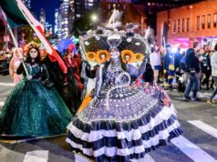 Hatalmas Halloween-partyt tartottak New Yorkban